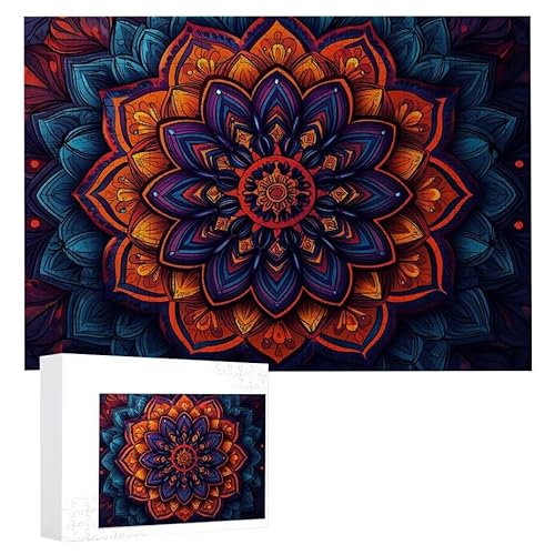 Puzzle 300 Teile Erwachsene Mandala 40 x 28 cm, 3D Visuelle Wooden Puzzle, DIY Craft Bastelpuzzles für Heimdekoration, Geschenkbox, Familie herausforderndes Puzzles F-463 Puzzle 300 Teile Erwachsene Mandala 40 x 28 cm, 3D Visuelle Wooden Puzzle, DIY Craft Bastelpuzzles für Heimdekoration, Geschenkbox, Familie herausforderndes Puzzles F-463 von WEISHIWE