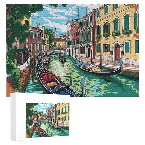 Puzzle 300 Teile Erwachsene Venedig Wasserstadt 40 x 28 cm, 3D Visuelle Wooden Puzzle, DIY Craft Bastelpuzzles für Heimdekoration, Geschenkbox, Familie herausforderndes Puzzles F-667 Puzzle 300 Teile Erwachsene Venedig Wasserstadt 40 x 28 cm, 3D Visuelle Wooden Puzzle, DIY Craft Bastelpuzzles für Heimdekoration, Geschenkbox, Familie herausforderndes Puzzles F-667 von WEISHIWE