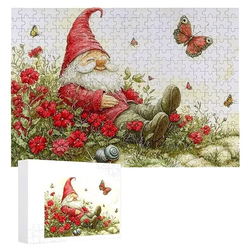 Puzzle 300 Teile Erwachsene Zwergblumen 40 x 28 cm, 3D Visuelle Wooden Puzzle, DIY Craft Bastelpuzzles für Heimdekoration, Geschenkbox, Familie herausforderndes Puzzles F-791 von WEISHIWE