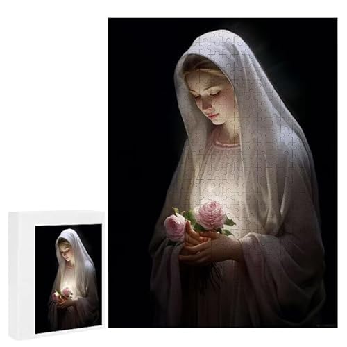 Puzzle 500 Teile Erwachsene Heilige Mutter 52 x 38 cm, 3D Visuelle Wooden Puzzle, DIY Craft Bastelpuzzles für Heimdekoration, Geschenkbox, Familie herausforderndes Puzzles F-626 Puzzle 500 Teile Erwachsene Heilige Mutter 52 x 38 cm, 3D Visuelle Wooden Puzzle, DIY Craft Bastelpuzzles für Heimdekoration, Geschenkbox, Familie herausforderndes Puzzles F-626 von WEISHIWE