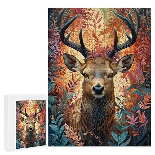 Puzzle 500 Teile Erwachsene Hirsch 52 x 38 cm, 3D Visuelle Wooden Puzzle, DIY Craft Bastelpuzzles für Heimdekoration, Geschenkbox, Familie herausforderndes Puzzles F-458 Puzzle 500 Teile Erwachsene Hirsch 52 x 38 cm, 3D Visuelle Wooden Puzzle, DIY Craft Bastelpuzzles für Heimdekoration, Geschenkbox, Familie herausforderndes Puzzles F-458 von WEISHIWE