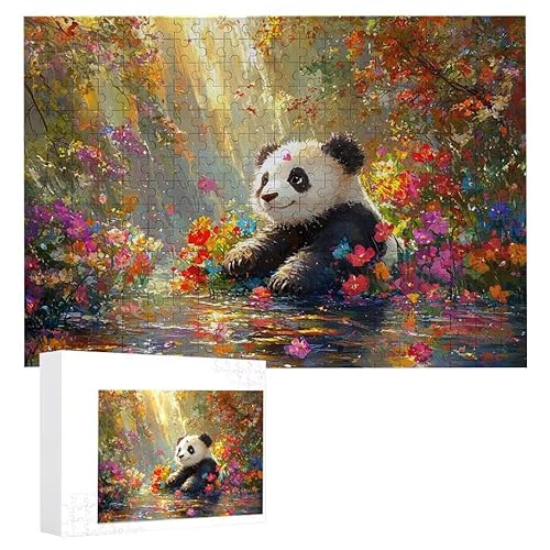 Puzzle 500 Teile Erwachsene Panda Blume 52 x 38 cm, 3D Visuelle Wooden Puzzle, DIY Craft Bastelpuzzles für Heimdekoration, Geschenkbox, Familie herausforderndes Puzzles F-720 Puzzle 500 Teile Erwachsene Panda Blume 52 x 38 cm, 3D Visuelle Wooden Puzzle, DIY Craft Bastelpuzzles für Heimdekoration, Geschenkbox, Familie herausforderndes Puzzles F-720 von WEISHIWE