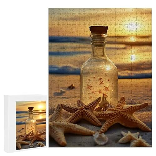 Puzzle 500 Teile Erwachsene Seesternflasche 52 x 38 cm, 3D Visuelle Wooden Puzzle, DIY Craft Bastelpuzzles für Heimdekoration, Geschenkbox, Familie herausforderndes Puzzles F-240 Puzzle 500 Teile Erwachsene Seesternflasche 52 x 38 cm, 3D Visuelle Wooden Puzzle, DIY Craft Bastelpuzzles für Heimdekoration, Geschenkbox, Familie herausforderndes Puzzles F-240 von WEISHIWE