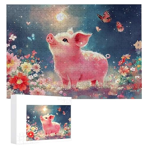 Puzzle 500 Teile Erwachsene Süßes Schwein 52 x 38 cm, 3D Visuelle Wooden Puzzle, DIY Craft Bastelpuzzles für Heimdekoration, Geschenkbox, Familie herausforderndes Puzzles F-408 Puzzle 500 Teile Erwachsene Süßes Schwein 52 x 38 cm, 3D Visuelle Wooden Puzzle, DIY Craft Bastelpuzzles für Heimdekoration, Geschenkbox, Familie herausforderndes Puzzles F-408 von WEISHIWE