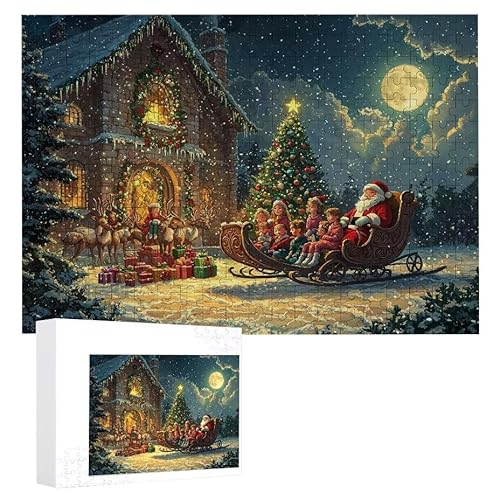 Puzzle 500 Teile Erwachsene Weihnachten 52 x 38 cm, 3D Visuelle Wooden Puzzle, DIY Craft Bastelpuzzles für Heimdekoration, Geschenkbox, Familie herausforderndes Puzzles F-600 Puzzle 500 Teile Erwachsene Weihnachten 52 x 38 cm, 3D Visuelle Wooden Puzzle, DIY Craft Bastelpuzzles für Heimdekoration, Geschenkbox, Familie herausforderndes Puzzles F-600 von WEISHIWE
