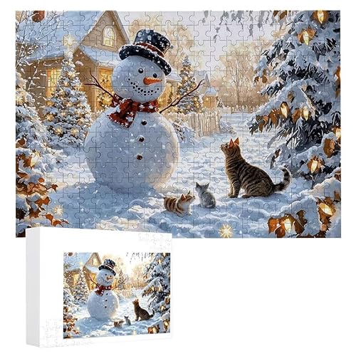 Puzzle 500 Teile Erwachsene Weihnachtsschneemann 52 x 38 cm, 3D Visuelle Wooden Puzzle, DIY Craft Bastelpuzzles für Heimdekoration, Geschenkbox, Familie herausforderndes Puzzles F-624 Puzzle 500 Teile Erwachsene Weihnachtsschneemann 52 x 38 cm, 3D Visuelle Wooden Puzzle, DIY Craft Bastelpuzzles für Heimdekoration, Geschenkbox, Familie herausforderndes Puzzles F-624 von WEISHIWE