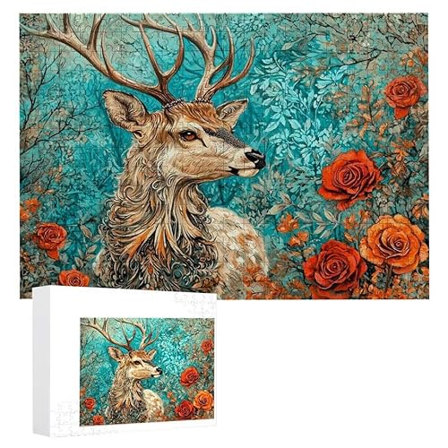 Rosenhirsch - Puzzles für Erwachsene, Puzzle Erwachsene 300 Teile, Banksy Little Girl Street Artwork Puzzle 40 x 28 cm, Bunte DIY-Puzzles für Heimdekoration, Familienpuzzle Geschenkideen D-482 Rosenhirsch - Puzzles für Erwachsene, Puzzle Erwachsene 300 Teile, Banksy Little Girl Street Artwork Puzzle 40 x 28 cm, Bunte DIY-Puzzles für Heimdekoration, Familienpuzzle Geschenkideen D-482 von WEISHIWE