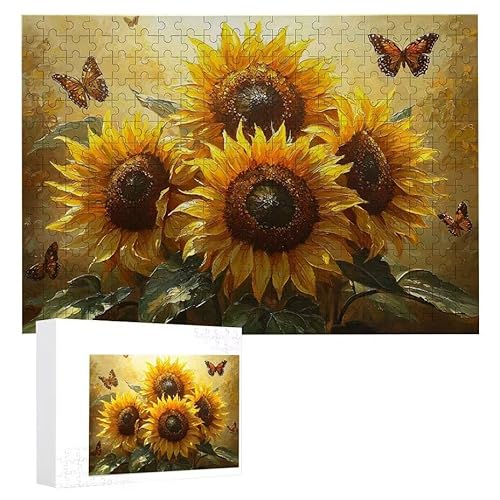Sonnenblume - Puzzles für Erwachsene, Puzzle Erwachsene 2000 Teile, Banksy Little Girl Street Artwork Puzzle 100 x 70 cm, Bunte DIY-Puzzles für Heimdekoration, Familienpuzzle Geschenkideen D-687 von WEISHIWE