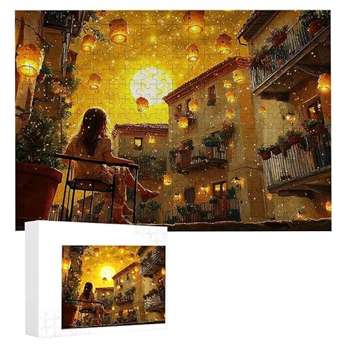 Starry Sky Girl - Puzzles für Erwachsene, Puzzle Erwachsene 2000 Teile, Banksy Little Girl Street Artwork Puzzle 100 x 70 cm, Bunte DIY-Puzzles für Heimdekoration, Familienpuzzle Geschenkideen D-709 von WEISHIWE