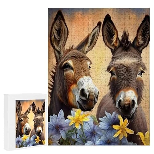 Süßer Esel - Puzzles für Erwachsene, Puzzle Erwachsene 200 Teile, Banksy Little Girl Street Artwork Puzzle 35 x 25 cm, Bunte DIY-Puzzles für Heimdekoration, Familienpuzzle Geschenkideen D-385 Süßer Esel - Puzzles für Erwachsene, Puzzle Erwachsene 200 Teile, Banksy Little Girl Street Artwork Puzzle 35 x 25 cm, Bunte DIY-Puzzles für Heimdekoration, Familienpuzzle Geschenkideen D-385 von WEISHIWE
