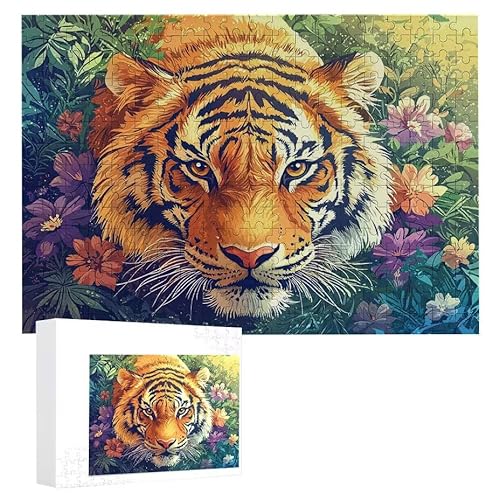 Tiger - Puzzles für Erwachsene, Puzzle Erwachsene 2000 Teile, Banksy Little Girl Street Artwork Puzzle 100 x 70 cm, Bunte DIY-Puzzles für Heimdekoration, Familienpuzzle Geschenkideen D-435 von WEISHIWE