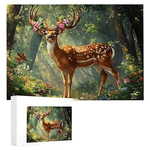 Waldhirsch - Puzzles für Erwachsene, Puzzle Erwachsene 1000 Teile, Banksy Little Girl Street Artwork Puzzle 75 x 50 cm, Bunte DIY-Puzzles für Heimdekoration, Familienpuzzle Geschenkideen D-574 von WEISHIWE