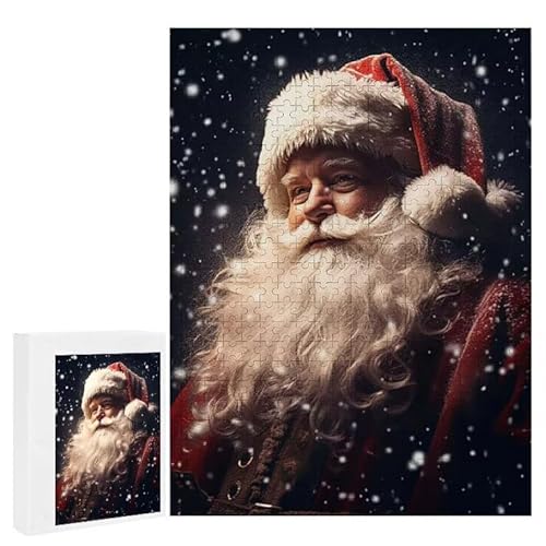 Weihnachtsmann - Puzzles für Erwachsene, Puzzle Erwachsene 1500 Teile, Banksy Little Girl Street Artwork Puzzle 87 x 57 cm, Bunte DIY-Puzzles für Heimdekoration, Familienpuzzle Geschenkideen D-608 von WEISHIWE