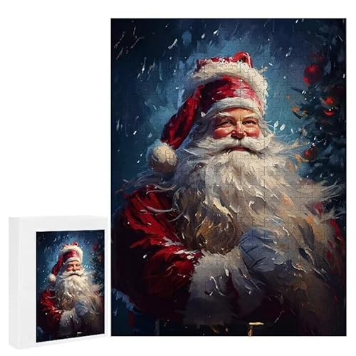 Weihnachtsmann - Puzzles für Erwachsene, Puzzle Erwachsene 2000 Teile, Banksy Little Girl Street Artwork Puzzle 100 x 70 cm, Bunte DIY-Puzzles für Heimdekoration, Familienpuzzle Geschenkideen D-605 von WEISHIWE
