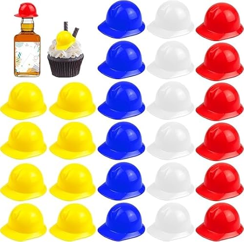 40 Stück Miniatur Bauhelme für Puppen Kunststoff Kleine Sicherheitshelme Realistisches Puppen Hut Kinder Spielzeug Weinflasche Abdeckung Stopper Vogelhelm Bauhut Schutzhelm Dekor für Bauprojekte Party 40 Stück Miniatur Bauhelme für Puppen Kunststoff Kleine Sicherheitshelme Realistisches Puppen Hut Kinder Spielzeug Weinflasche Abdeckung Stopper Vogelhelm Bauhut Schutzhelm Dekor für Bauprojekte Party von WEITAPYT