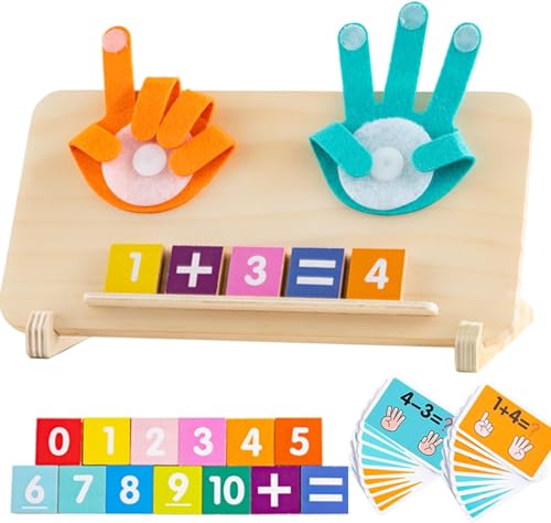 Holz Mathe Spielzeug ab 3 4 5 Jahre Fingerzähl-Mathespielzeug Doppelseitig Zahlenblöcke Montessori Zahlen Lernen Pädagogisches Vorschule Spiele für Kinder Geburtstag Geschenke für Jungen Mädchen Holz Mathe Spielzeug ab 3 4 5 Jahre Fingerzähl-Mathespielzeug Doppelseitig Zahlenblöcke Montessori Zahlen Lernen Pädagogisches Vorschule Spiele für Kinder Geburtstag Geschenke für Jungen Mädchen von WEITAPYT