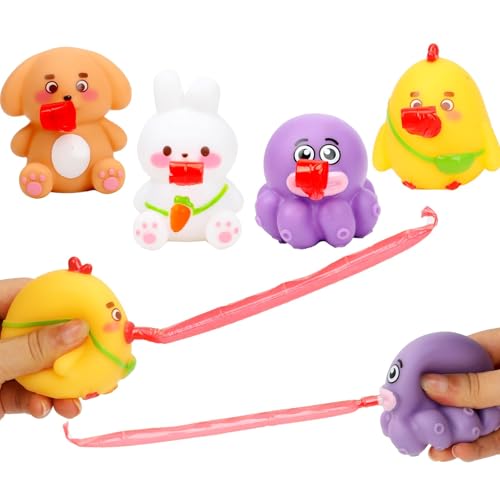 Squeeze Spielzeug, 4pcs Quetsch Spielzeug, Anti Stress Toys Squeeze, Squishy Squeeze Spielzeug, Squeeze Toys Kinder, Zunge Herausstrecken, EIN Neuartiges und Lustiges Spielzeug zum Stressabbau Squeeze Spielzeug, 4pcs Quetsch Spielzeug, Anti Stress Toys Squeeze, Squishy Squeeze Spielzeug, Squeeze Toys Kinder, Zunge Herausstrecken, EIN Neuartiges und Lustiges Spielzeug zum Stressabbau von WEITAPYT