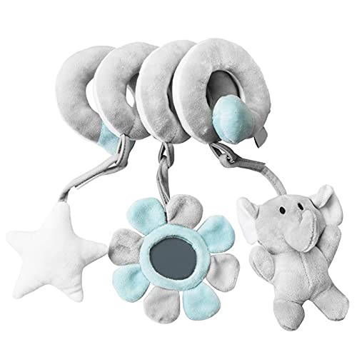 WEITING Plüschspielzeug für Babys, niedliche Tierspielzeuge mit Spiegel, Babybett, Kinderwagen, zum Aufhängen, Spielzeug, verbessert die Empfindlichkeit und Mobilität des Babys, bestes Geschenk für WEITING Plüschspielzeug für Babys, niedliche Tierspielzeuge mit Spiegel, Babybett, Kinderwagen, zum Aufhängen, Spielzeug, verbessert die Empfindlichkeit und Mobilität des Babys, bestes Geschenk für von WEITING
