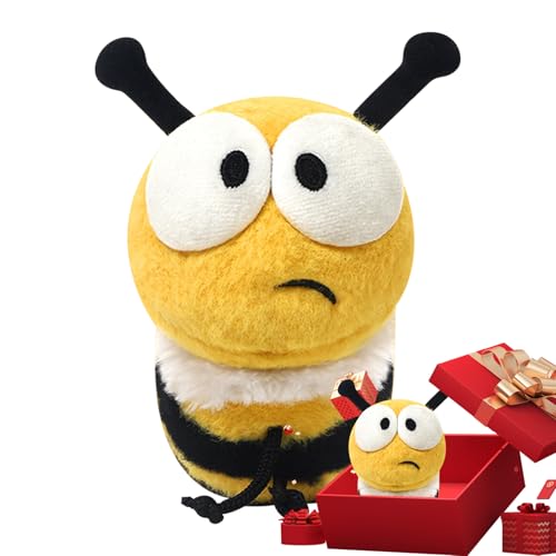 WEITING Stofftier - 14.5 cm Plüschfigur Weich,Plüsch Biene Kollektion Spielzeug - Für Schlafzimmer Sofa Auto Deko Geburtstag Valentinstag Erwachsene Mädchen von WEITING