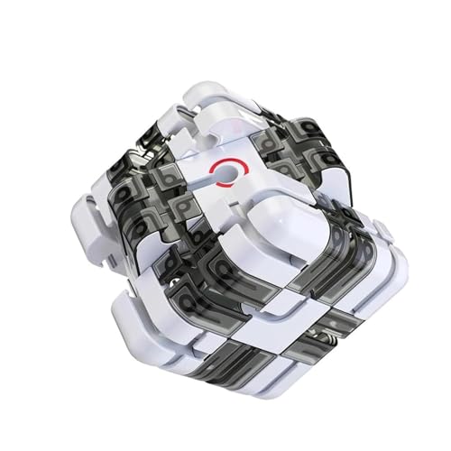 Großes Labyrinth 3D -Puzzle -Labyrinthwürfel, einrastendes Hirnteaserspielzeug, 3D Magic Cube Labyrinthball -Puzzle für Stressabbau und Logikentwicklung (A) von WEIWOGU