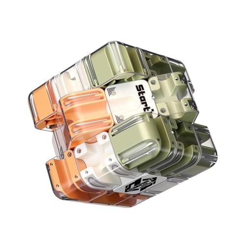Großes Labyrinth 3D -Puzzle -Labyrinthwürfel, einrastendes Hirnteaserspielzeug, 3D Magic Cube Labyrinthball -Puzzle für Stressabbau und Logikentwicklung (B) von WEIWOGU
