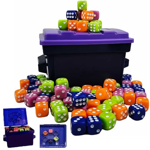 WEIWOGU Faste Family Dice Game-Kreatives Spielzeug, 2025 Neue Neuerung des Trash Dice-Spiels, 80 Würfel, 4 Farben und Graffiti-Aufkleber für 2-6 Spieler, lustige interaktive Partyspiele WEIWOGU Faste Family Dice Game-Kreatives Spielzeug, 2025 Neue Neuerung des Trash Dice-Spiels, 80 Würfel, 4 Farben und Graffiti-Aufkleber für 2-6 Spieler, lustige interaktive Partyspiele von WEIWOGU