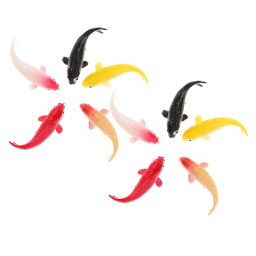 WEKADRIN 10 Stück Koi Modelle aus Widerstandsfähigem Harz für Aquarium Dekoration Realistische Schwimmende Ornamente Teich und DIY Aquariengestaltung WEKADRIN 10 Stück Koi Modelle aus Widerstandsfähigem Harz für Aquarium Dekoration Realistische Schwimmende Ornamente Teich und DIY Aquariengestaltung von WEKADRIN