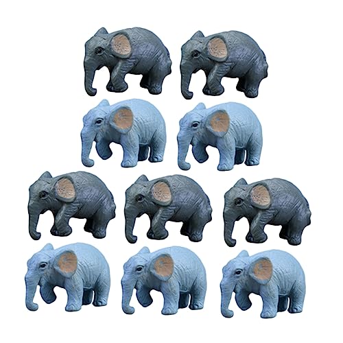 WEKADRIN 10Stücke Teiliges Mini Elefantendekorationen für Kuchen Gartendeko und Aquarien Realistische Elefantenfiguren und Langlebig für Babypartys WEKADRIN 10Stücke Teiliges Mini Elefantendekorationen für Kuchen Gartendeko und Aquarien Realistische Elefantenfiguren und Langlebig für Babypartys von WEKADRIN