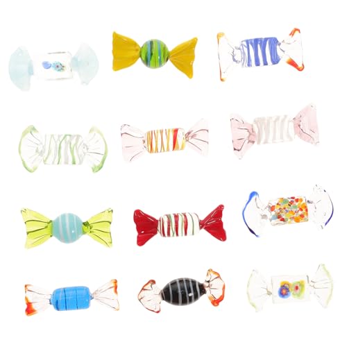 WEKADRIN 12 Stück Teiliges Glas Candy Deko Handgefertigt Bunte Glas Süßigkeiten Vintage Stil für Familienfeiern Hochzeit Weihnachtsdeko Festliche Tischdekoration WEKADRIN 12 Stück Teiliges Glas Candy Deko Handgefertigt Bunte Glas Süßigkeiten Vintage Stil für Familienfeiern Hochzeit Weihnachtsdeko Festliche Tischdekoration von WEKADRIN