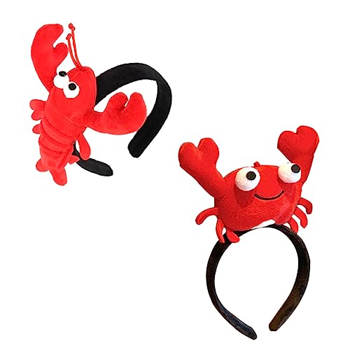 WEKADRIN 2 Stück Cartoon Haarschmuck mit und Hummer Design Kreative Haarreifen für Kostümzubehör für Halloween und Partys von WEKADRIN
