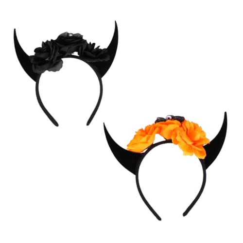 WEKADRIN 2 Stück Halloween Haarreif mit Hörnern und Totenkopf Teiliges Leicht und Bequem Geeignet für Erwachsene und Party und Kostümzubehör für Halloween und Geburtstagsfeiern WEKADRIN 2 Stück Halloween Haarreif mit Hörnern und Totenkopf Teiliges Leicht und Bequem Geeignet für Erwachsene und Party und Kostümzubehör für Halloween und Geburtstagsfeiern von WEKADRIN
