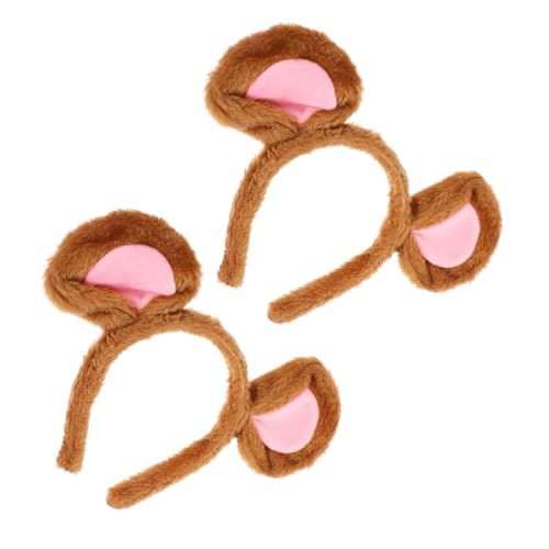 WEKADRIN 2 Stück Niedlicher Mausohren Haarreif Plüschigen Tierohren für Halloween Cosplay Karneval Fasching Party Kostüm Zubehör Erwachsene WEKADRIN 2 Stück Niedlicher Mausohren Haarreif Plüschigen Tierohren für Halloween Cosplay Karneval Fasching Party Kostüm Zubehör Erwachsene von WEKADRIN