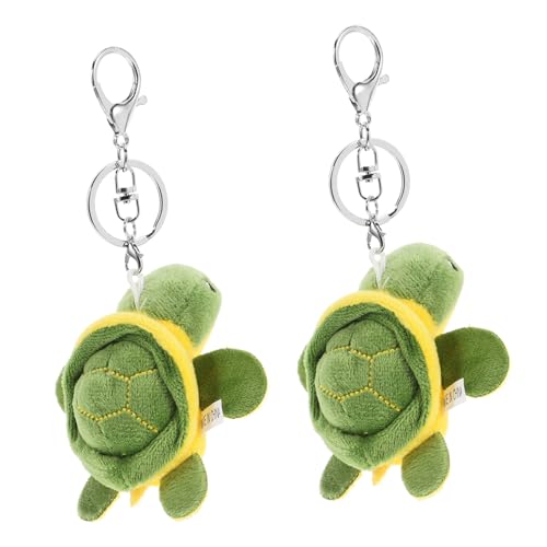 WEKADRIN 2 Stück Plüsch Schildkröte Schlüsselanhänger mit Metallkarabiner Niedlicher Cartoon Kuscheltier Anhänger Leichte Taschen und Rucksack Dekoration als und Deko WEKADRIN 2 Stück Plüsch Schildkröte Schlüsselanhänger mit Metallkarabiner Niedlicher Cartoon Kuscheltier Anhänger Leichte Taschen und Rucksack Dekoration als und Deko von WEKADRIN