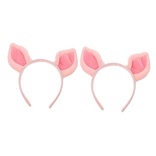 WEKADRIN 2 Stück Teiliges Rosa Schwein Ohr Stirnband aus Modisches Cosplay Haaraccessoire für Mädchen und Frauen Langlebige Kopfbedeckung für Party Kostüm und Alltag Verspieltes Design WEKADRIN 2 Stück Teiliges Rosa Schwein Ohr Stirnband aus Modisches Cosplay Haaraccessoire für Mädchen und Frauen Langlebige Kopfbedeckung für Party Kostüm und Alltag Verspieltes Design von WEKADRIN
