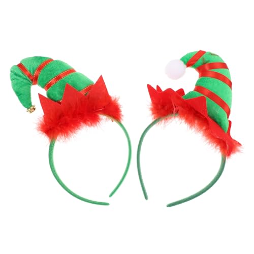 WEKADRIN 2 Stück Weihnachts Party Haarreifen mit Glocken und Federn Kreative Xmas Kopfbedeckung für Festliche Karneval Feiern Langlebige Originelle Weihnachtsmütze Haarschmuck für WEKADRIN 2 Stück Weihnachts Party Haarreifen mit Glocken und Federn Kreative Xmas Kopfbedeckung für Festliche Karneval Feiern Langlebige Originelle Weihnachtsmütze Haarschmuck für von WEKADRIN