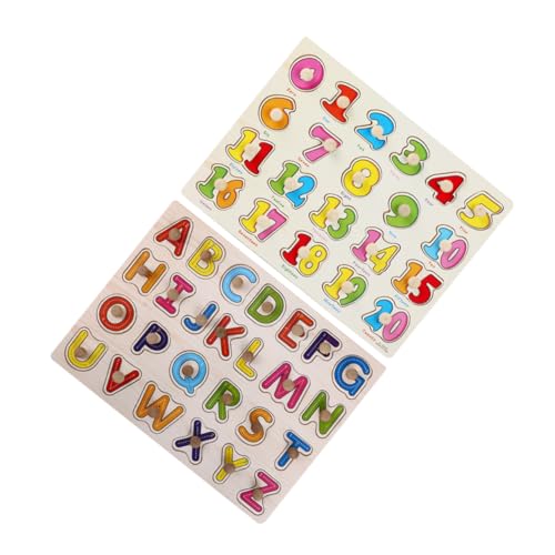 WEKADRIN 2Satz Holz Alphabet und Zahlenpuzzle für Kleinkinder Montessori Lernspielzeug aus Langlebigem Holz Farbenfrohes Alphabet und Zahlenspielzeug für Vorschulkinder Pädagogisches WEKADRIN 2Satz Holz Alphabet und Zahlenpuzzle für Kleinkinder Montessori Lernspielzeug aus Langlebigem Holz Farbenfrohes Alphabet und Zahlenspielzeug für Vorschulkinder Pädagogisches von WEKADRIN