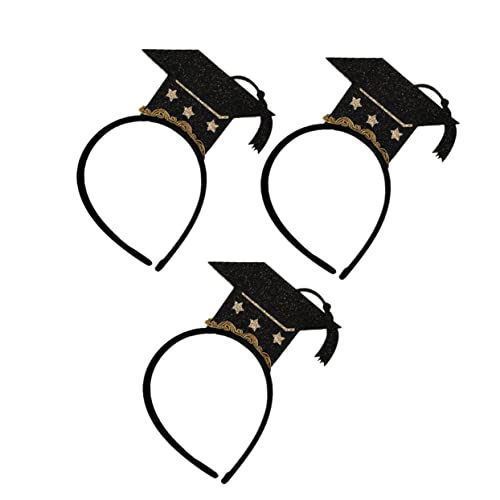 WEKADRIN 3 Stücke Arzt Hut Stirnband Abschlusskappe Abschluss Haare Abschlusshaarief abschluss kopfschmuck Grad Haarband haarschmuck Graduierung Haarreifen glitzerndes Haarband Golden WEKADRIN 3 Stücke Arzt Hut Stirnband Abschlusskappe Abschluss Haare Abschlusshaarief abschluss kopfschmuck Grad Haarband haarschmuck Graduierung Haarreifen glitzerndes Haarband Golden von WEKADRIN