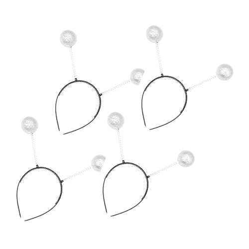 WEKADRIN 4 Stück Teiliges Schaumstoff Ball Haarreifen Glänzendes Originelles Haarschmuck Accessoire für Partys und Familienfeiern Vielseitiger Stirnband Dekorationsprop WEKADRIN 4 Stück Teiliges Schaumstoff Ball Haarreifen Glänzendes Originelles Haarschmuck Accessoire für Partys und Familienfeiern Vielseitiger Stirnband Dekorationsprop von WEKADRIN