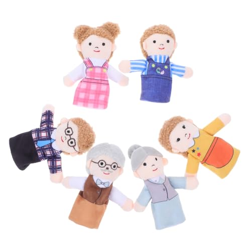 WEKADRIN 6 Stück Familie Fingerpuppen Puppenhausfamilie Karikatur Marionette Elternteil Familienhandpuppe Kleinkind Puppenfamilie Puppenspiel Kinderpuppen Pp Baumwolle WEKADRIN 6 Stück Familie Fingerpuppen Puppenhausfamilie Karikatur Marionette Elternteil Familienhandpuppe Kleinkind Puppenfamilie Puppenspiel Kinderpuppen Pp Baumwolle von WEKADRIN