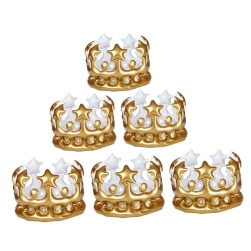 WEKADRIN 6pcs Aufblasbare Krone Requisiten Für Geburtstag Party Dekorationen Karneval Kostüme Sicher Komfortable Geburtstag WEKADRIN 6pcs Aufblasbare Krone Requisiten Für Geburtstag Party Dekorationen Karneval Kostüme Sicher Komfortable Geburtstag von WEKADRIN