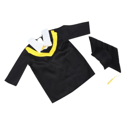 WEKADRIN Abschlusskleid Set mit Doktorhut und Quaste Abschlussrobe für Kindergarten Vorschule Komfortabel und Atmungsaktiv Schulabschluss Kostüm für Kleine Absolventen WEKADRIN Abschlusskleid Set mit Doktorhut und Quaste Abschlussrobe für Kindergarten Vorschule Komfortabel und Atmungsaktiv Schulabschluss Kostüm für Kleine Absolventen von WEKADRIN