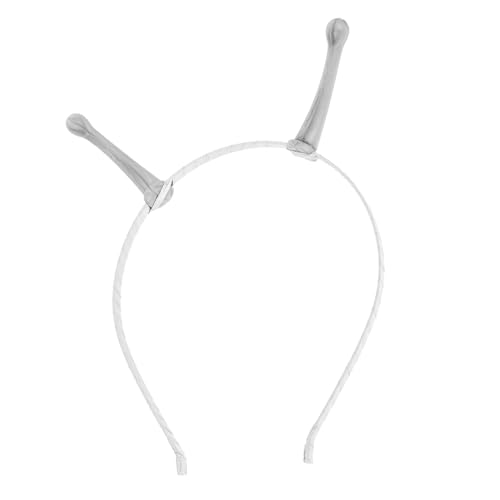 WEKADRIN Außerirdischer Haarreif Silber Stirnband Kostüm Kopfstück Party Kopfschmuck Universalgröße Leichtes Langlebiges Cosplay Accessoire für Halloween Fasching von WEKADRIN