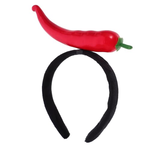 WEKADRIN Entzückendes Stirnband, Lustiger Kopfschmuck, Chili-stirnband, Party-kostüm-zubehör von WEKADRIN