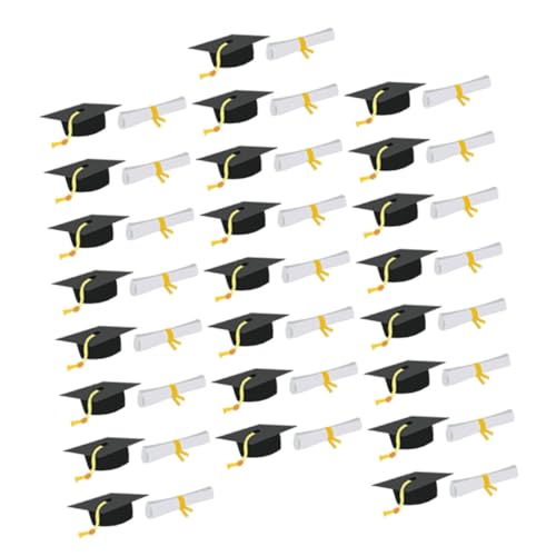 WEKADRIN Graduation Cap Confetti Papier Streudeko Abschlussfeier Tischdeko Klasse für Highschool und College Party Feier Dekoration von WEKADRIN