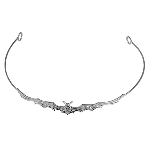 WEKADRIN Halloween Fledermaus Kostüm Haarreif aus Metall Langlebiger Leichter Bat Headband für Party Karneval Cosplay und Fasching Dekoratives Gothic Accessoire für Damen und Herren von WEKADRIN