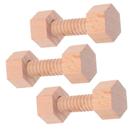 WEKADRIN Holz-aktivitätsschrauben Und Konstruktionsspielzeug Für Kleinkinder Zur Feinmotorikentwicklung Langlebige Holzschrauben Und Muttern Bauspielzeug Für Manipulation Und Kreativbaukast WEKADRIN Holz-aktivitätsschrauben Und Konstruktionsspielzeug Für Kleinkinder Zur Feinmotorikentwicklung Langlebige Holzschrauben Und Muttern Bauspielzeug Für Manipulation Und Kreativbaukast von WEKADRIN