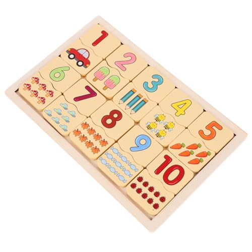 WEKADRIN Holzpuzzle Zahlen Tiere Montessori Lernspielzeug aus Hochwertigem Holz Pädagogisches Montessori für Kleinkinder Beobachtung Gedächtnis und Logischem Denken WEKADRIN Holzpuzzle Zahlen Tiere Montessori Lernspielzeug aus Hochwertigem Holz Pädagogisches Montessori für Kleinkinder Beobachtung Gedächtnis und Logischem Denken von WEKADRIN