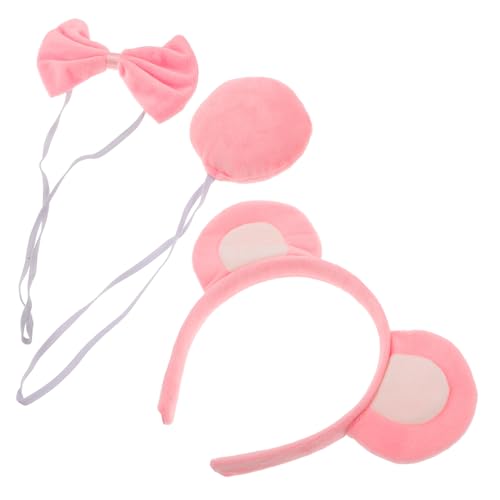 WEKADRIN Kostüm Bärenohren Set Weiches Stirnband mit Plüsch Bärenohren für Partys Cosplay und Alltagsgebrauch Vielseitiges Accessoire für Kreative Styles von WEKADRIN