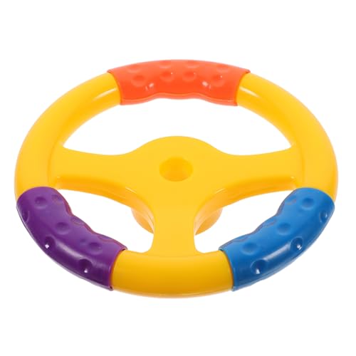 WEKADRIN Lenkrad Kleines Bequemes mit Praktischem Design Leicht zu Montieren für Schaukelautos und Fitnessräder Bunte Farbe Sicher und Griffbereit für Kleinkinder von WEKADRIN