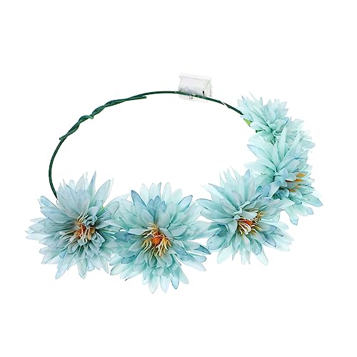 WEKADRIN Leuchtendes Blumenhaarband mit LED Kopfschmuck Accessoire für Festivals und Partys für Erwachsene und Luau Feiern und Karneval WEKADRIN Leuchtendes Blumenhaarband mit LED Kopfschmuck Accessoire für Festivals und Partys für Erwachsene und Luau Feiern und Karneval von WEKADRIN